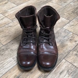 Aldo Brown Leather Boots